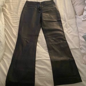 Genuine MaxMara Faux leather trousers